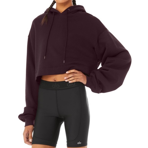 Alo Bae Crop Hoodie